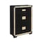 Global Furniture Usa Traditional Glam  Glitter  Blake Black/Gold Chest 665 - alternate 5